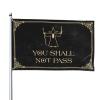 Funny House Decor You Shall Not Pass Flag Room Accessories For Men Room Flags For Teens (Size : 60X90CM) view 1