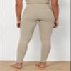 ODODOS 2-Pack Buttery Soft Lounge Yoga Leggings for Women Full Length 28" High Waist Yoga Pants, Black+Shaker Beige, X-Large view 3