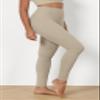 ODODOS 2-Pack Buttery Soft Lounge Yoga Leggings for Women Full Length 28" High Waist Yoga Pants, Black+Shaker Beige, X-Large view 4