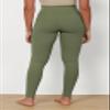 ODODOS 2-Pack Buttery Soft Lounge Yoga Leggings for Women Full Length 28" High Waist Yoga Pants, Black+Dark Olive, X-Small view 3
