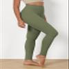 ODODOS 2-Pack Buttery Soft Lounge Yoga Leggings for Women Full Length 28" High Waist Yoga Pants, Black+Dark Olive, X-Small view 4