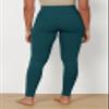 ODODOS 2-Pack Buttery Soft Lounge Yoga Leggings for Women Full Length 28" High Waist Yoga Pants, Black+Forest Teal, Medium view 3