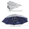 2PCS Folding Umbrella Hat, Compact and Portable Hands Sun, Headband for Adults, Waterproof Fabric, Ideal for Outdoor Activities, Beach, Fishing, and Festivals view 4