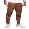 JMIERR Mens Casual Joggers Pants - Cotton Drawstring Chino Cargo Pants Hiking Outdoor Twill Track Jogging Sweatpants Travel Pants with Pockets for Men, 5XL, C Brown2 view 1