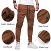 JMIERR Mens Casual Joggers Pants - Cotton Drawstring Chino Cargo Pants Hiking Outdoor Twill Track Jogging Sweatpants Travel Pants with Pockets for Men, 5XL, C Brown2 view 4