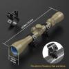 CVLIFE 3-9x40 Optics R4 Reticle Optics Crosshair Scope with 20mm Scope Mounts, Flat Dark Earth view 4
