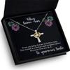 CrossDancingNecklace FelicesQuinceAnos-CrossNecklace-Christian15thBirthday-QuinceGift-CrossForDaughter view 2