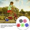 Universal Bicycle Training Wheels - Adjustable Stabiliser Support Wheels for Kids (Pink) view 4