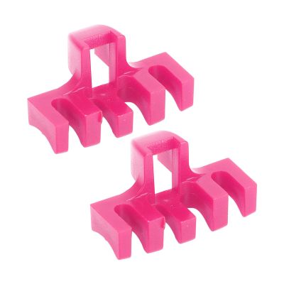 PAOORTS 2Pcs Badminton Stringing Racquet Load Spreader Badminton Tennis Racquet Pulling Machine Threading Accessories High Loaded Spreader Protector(Pink)