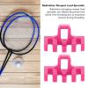 PAOORTS 2Pcs Badminton Stringing Racquet Load Spreader Badminton Tennis Racquet Pulling Machine Threading Accessories High Loaded Spreader Protector(Pink) view 2