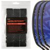 PICKLETECH Pickleball Paddle Protection Tape - 3K PU Interwoven Texture - Paddle Head Edge Guard - Racket Edge Protection Tape -Fit Perfectly Curved Edge -No Wrinkling view 1