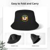 I Like Guinea Pigs and Maybe 3 People Bucket Hat for Men Women Summer Beach Hat Fishing Cap Sun Hats Black view 3