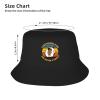 I Like Guinea Pigs and Maybe 3 People Bucket Hat for Men Women Summer Beach Hat Fishing Cap Sun Hats Black view 4