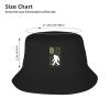 Camo American Flag and Bigfoot Sasquatch Bucket Hat for Men Women Summer Beach Hat Fishing Cap Sun Hats Black view 4