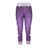 Women's Seamless Leggings Denim Look Butterfly Print High Waist Workout Gym Running Yoga Shorts/Capri Leggings view 4