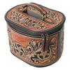 American Darling Jewelry Case Hand Tooled Genuine Leather Western Women Bag Handbag Purse | for Cute view 1