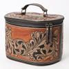 American Darling Jewelry Case Hand Tooled Genuine Leather Western Women Bag Handbag Purse | for Cute view 4