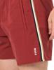 BOSS Iconic Stripe Swim Trunks Russet Brown view 2