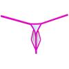 Jaxu Men's Ultra Minimum Comerage G-string Thong Underpants Tiny Slip T-back Drop Shape Underwear Male Hot Micro Thong 2-Pack(Dream Color,Leopard) XL view 4