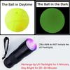 Aolowewin Glow in The Dark Balls, Spike Replacement Ball, Roundnet Game Ball - Play at Night, Light Up for 20-30 Minutes (3X Glow Balls+Pump) view 2
