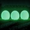 Aolowewin Glow in The Dark Balls, Spike Replacement Ball, Roundnet Game Ball - Play at Night, Light Up for 20-30 Minutes (3X Glow Balls+Pump) view 3