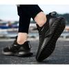 Bestgift Men's Running Shoes Plus Size Sneakers White 7.5 view 3