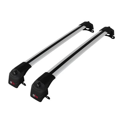 Compatible with Honda CR-V 4 2012-2016 ACE-2 Type Car Roof Rack Cross Bar Grey Aluminium Bars