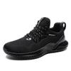 Bestgift Men's Running Shoes Plus Size Sneakers Black 7 view 1