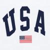 YI XIANG RAN USA Flag Tee Shirt Women 4th of July Gift T Shirt Casual Short Sleeve American Proud T-Shirt Tops(White4, Large) view 4