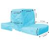 Blue Wave Back to Back Seat Covers - Gray 2 Set, Replacement Lounge Seats, Soft Microfiber, 100% Waterproof view 2