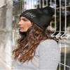 ALLNTRENDS God Over All Things Beanie Hat Christian Warm Winter Cap (Gold) view 3