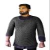 THE MEDIEVALS chainmail Haubergeon Half Sleeve Shirt Mild Steel 10 MM ID Butted Ring view 1