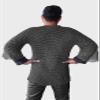 THE MEDIEVALS chainmail Haubergeon Half Sleeve Shirt Mild Steel 10 MM ID Butted Ring view 3