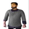 THE MEDIEVALS chainmail Haubergeon Half Sleeve Shirt Mild Steel 10 MM ID Butted Ring view 1