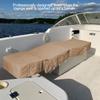Back to Back Boat Seat Covers Replacement Boat Lounge Seat Covers, Soft Microfiber Fabric, 100% Waterproof Boat Covers for Damaged Seats (2 Sets Gray Brown) view 3