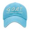ALLNTRENDS God Over All Things Hat Pigment Washed Cotton Baseball Cap (Baby Blue) view 1