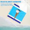 Aroveea Beach Blanket Waterproof Sandproof 1-7 Adult Oversized 78 ''  81 '' Lightweight Durable Compact Sand Free Beach Mat for Travel Camping Hiking Picnic Blanket view 2