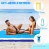 Aroveea Beach Blanket Waterproof Sandproof 1-7 Adult Oversized 78 ''  81 '' Lightweight Durable Compact Sand Free Beach Mat for Travel Camping Hiking Picnic Blanket view 3