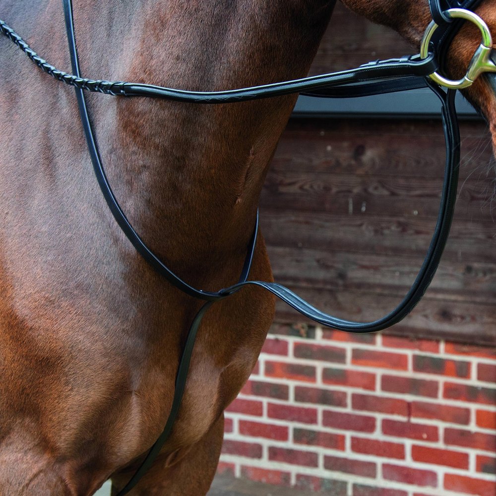 LUSSO Standing Martingale (Black, Cob)