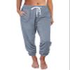 AUTOMET Womens High-Waisted Sweatpants with Pockets, Loose Lounge & Pajama Pants for Fall, Winter, Spring Yoga Travel Greyblue S view 1