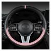 FUERU Car Steering Wheel Cover Set Car Steering Wheel Cover Comfortable Leather Soft Skin-Friendly Car Interior Accessories (Color : 4#) view 1