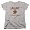 Lehigh University Official Mountain Hawks Women's T Shirt, Athletic Heather, Medium view 1