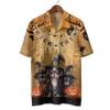 228CLOSET Men's Chihuahua Costume Hawaiian Shirts - Trick or Treat Button Down Mens Hawaiian Shirts Set 59 Size 2XL view 3