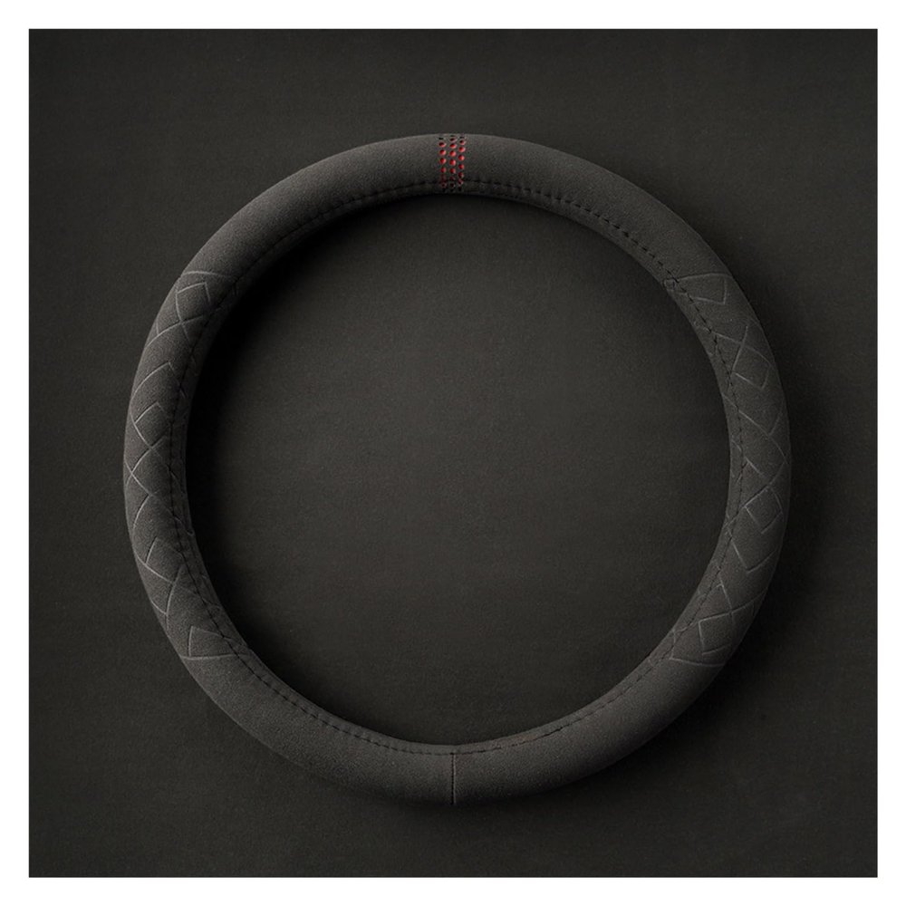 FUERU Car Steering Wheel Cover Set Car Steering Wheel Cover Breathable Leather Beautiful and Durable Car Interior Accessories (Color : 5#)