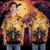 228CLOSET Men's Chihuahua Costume Hawaiian Shirts - Trick or Treat Button Down Mens Hawaiian Shirts Set 59 Size L view 2