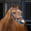 Shires LUSSO Ergonomic Flash Bridle (Black, Full) view 1