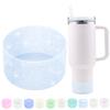 WORBSS Glitter Silicone Boot, Compatible with Stanley Tumbler H2.0 20 30 40oz & Hydro Flask 18-24oz, Accessories for Wide Mouth Water Bottles Protector Bottom Sleeve Cover Bumper As the Best Gfit view 1