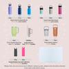 WORBSS Glitter Silicone Boot, Compatible with Stanley Tumbler H2.0 20 30 40oz & Hydro Flask 18-24oz, Accessories for Wide Mouth Water Bottles Protector Bottom Sleeve Cover Bumper As the Best Gfit view 4