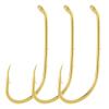 Dr.Fish 100 Pack Baitholder Hooks, Freshwater Fishing Hooks Gold, Offset, for Walleye Rigs, Crawler Harness, Trout/Bass/Crappie/Blugill/Panfish 3/0 view 1