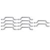 10Pcs Boat Top Pad Eye Deck Loop Tie Down 316 Stainless Steel Set Kit for Fixing Pontoon Kayak Buggy Downs Jeep Door Limit Strap Tarps Canopies view 1
